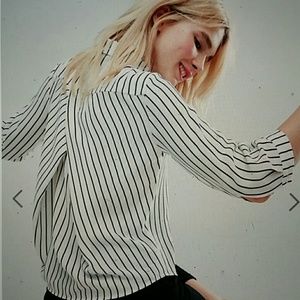 ASOS Monki Stripe Blouse Size S